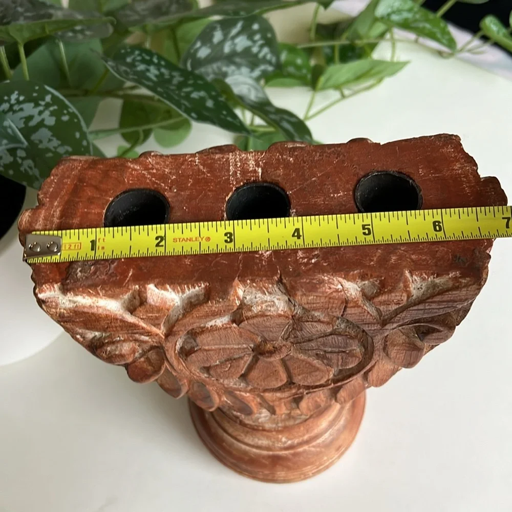 Vintage carved floral